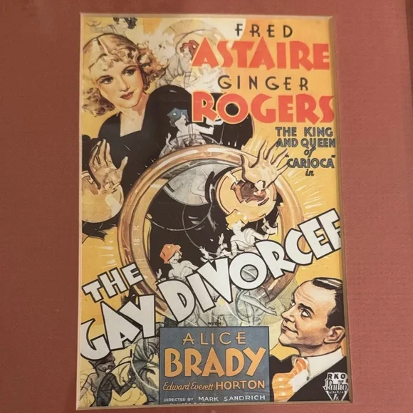 Framed Vintage Movie Poster - The Gay Divorcee - Picture 4 of 6